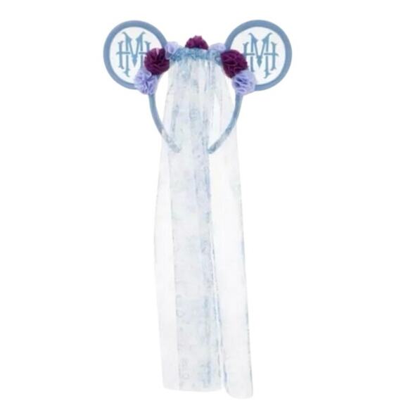 Disney Parks Haunted Bride Veil Minnie Ears - Picture 2 of 5